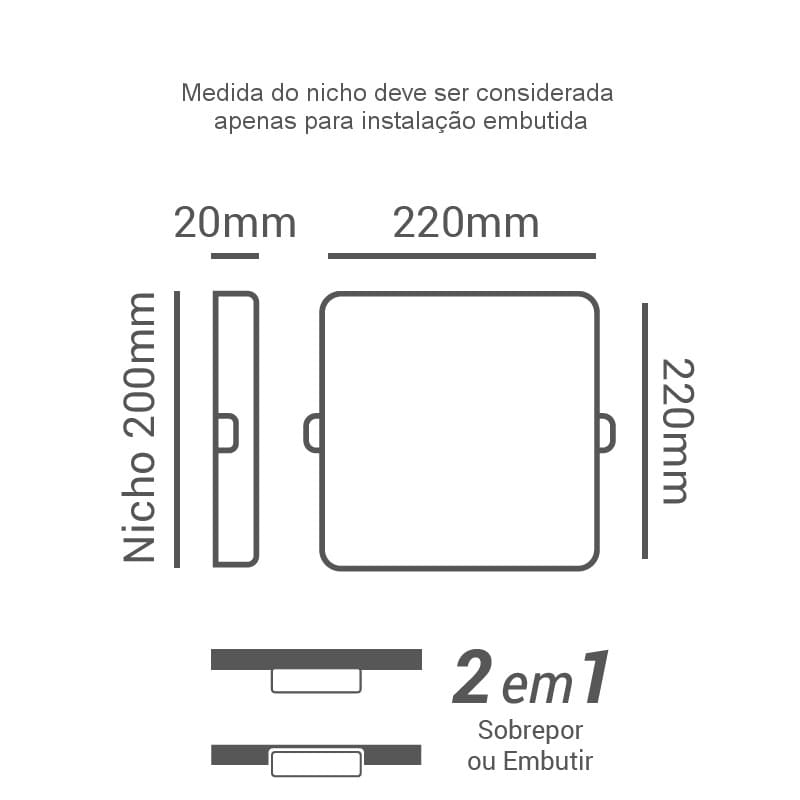 medidas-nicho-instalacao-painel-led-semi-embutido-22x22-opus-hm36076 medidas-nicho-instalacao-painel-led-semi-embutido-22x22-opus-hm36076