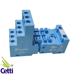 Base para Relé Auxiliar de 11 Pinos 250V 16A Finder 92.03