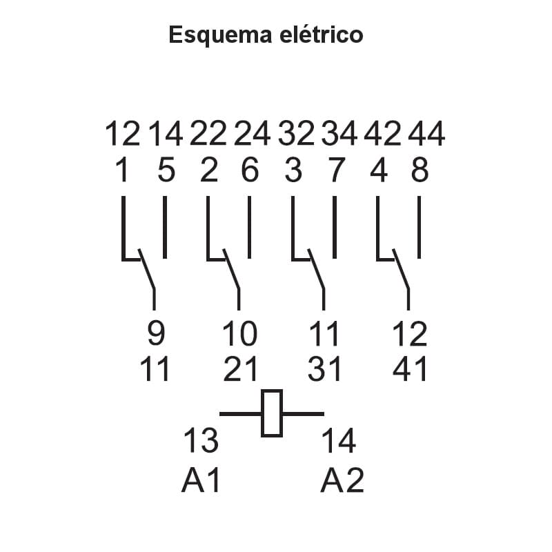 esquema-eletrico-rele-4-contatos-reversiveis-finder esquema-eletrico-rele-4-contatos-reversiveis-finder
