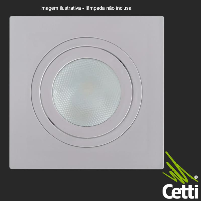 spot-de-luz-quadrado-branco-para-lampada-par20-save-energy-se-330-1039 spot-de-luz-quadrado-branco-para-lampada-par20-save-energy-se-330-1039