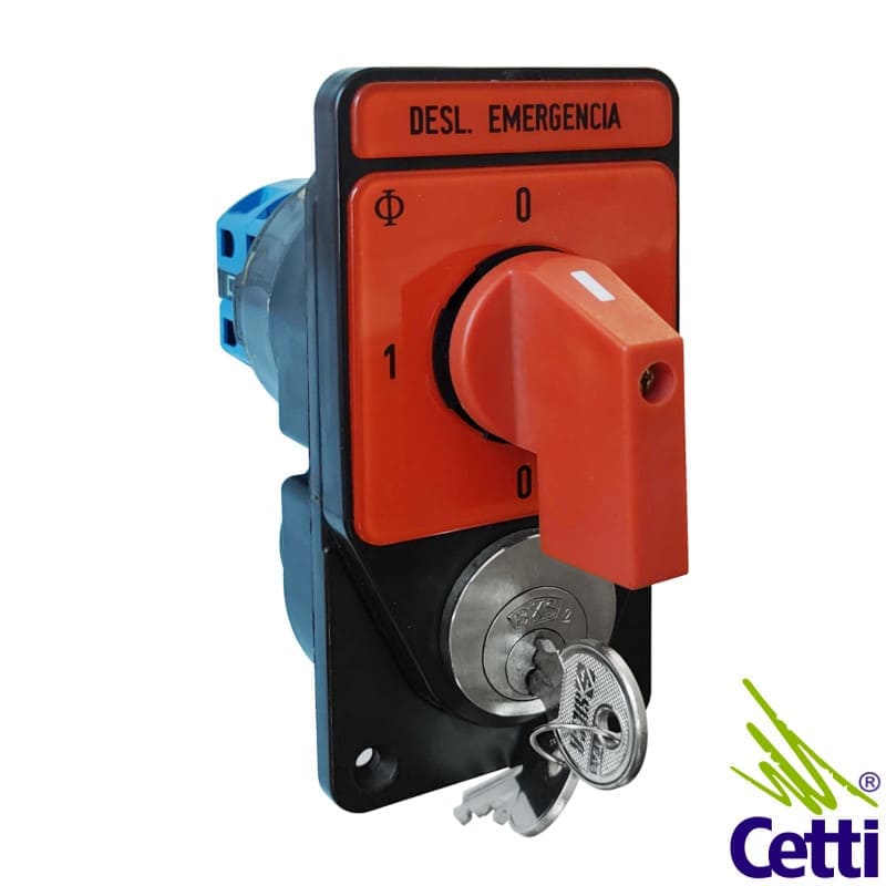 Chave de Potência Desliga e Emergência 25A Kraus Naimer CA20B-AE7.774-E Chave de Potência Desliga e Emergência 25A Kraus Naimer CA20B-AE7.774-E