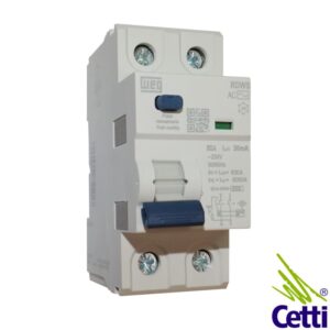 Cetti Materiais Elétricos 29 Interruptor DR WEG 80A Bipolar RDWS-AC-30-80-2-D63