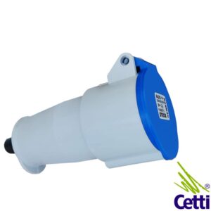 Tomada Industrial Steck 32A 3P+T 220-250V Azul N4259