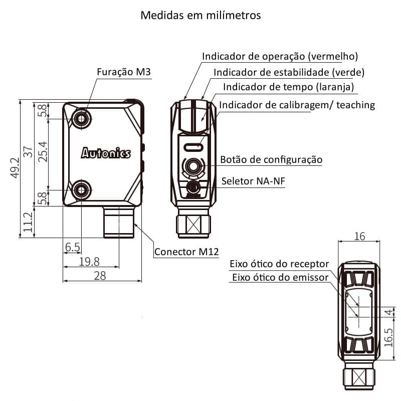 medidas-desenho-mecanico-e-funcoes-sensor-cor-fotoeletrico-autonics-bc15-ldt-c medidas-desenho-mecanico-e-funcoes-sensor-cor-fotoeletrico-autonics-bc15-ldt-c