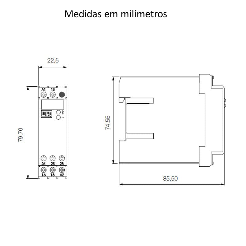 medidas-montagem-desenho-mecanico-rele-temperatura-prw-ptce05-weg medidas-montagem-desenho-mecanico-rele-temperatura-prw-ptce05-weg