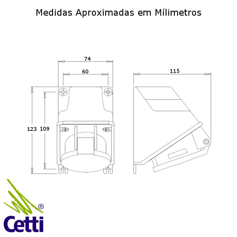 medidas-tomada-industrial-steck-3pt-azul-440v medidas-tomada-industrial-steck-3pt-azul-440v
