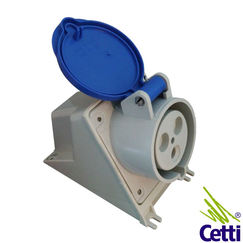 tomada-industrial-2pt-32a-220v-azul-6-horas-steck-newkon-n3206 tomada-industrial-2pt-32a-220v-azul-6-horas-steck-newkon-n3206