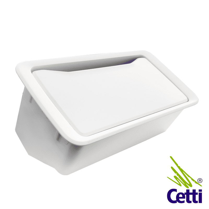 Caixa de Tomada de Embutir em Mesa para 12 Módulos Branca QTMOV QM-37010.02 Caixa de Tomada de Embutir em Mesa para 12 Módulos Branca QTMOV QM-37010.02