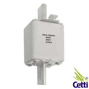 Fusível NH02 400A Ultra Rápido