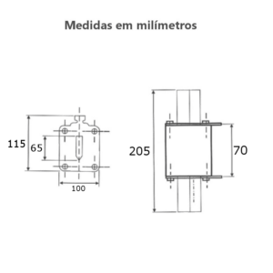 Cetti Materiais Elétricos 57 medidas-fusivel-retardado-nh04-1200a