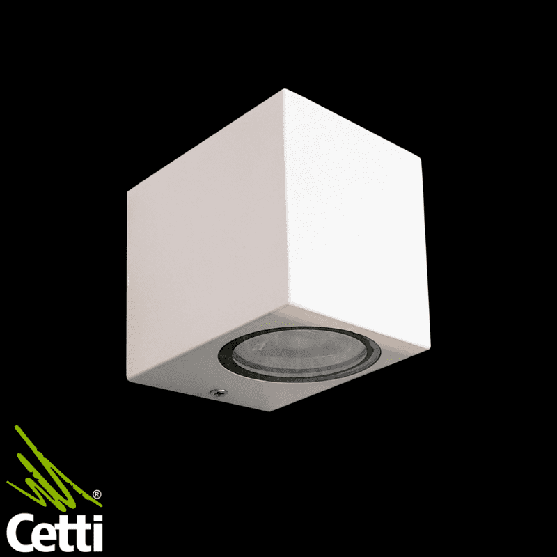 Arandela Externa Retangular Branca Opus HM81195