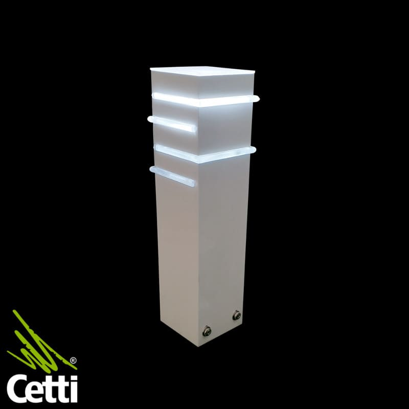 balizador-sinaleiro-branco-aluminio-jardim-lampada-ideal-pa-9030br balizador-sinaleiro-branco-aluminio-jardim-lampada-ideal-pa-9030br