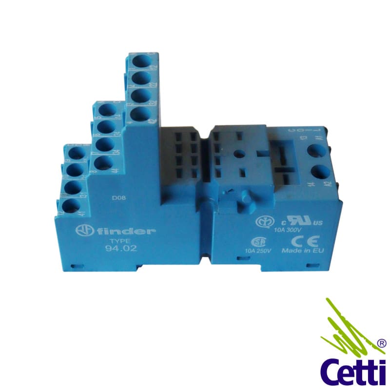 Base Soquete Finder de 8 Pinos 94.02 Base Soquete Finder de 8 Pinos 94.02