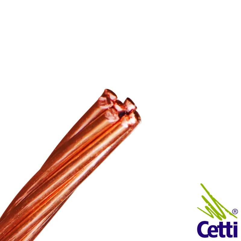 Cabo de Cobre Nu 25 mm² com 7 Fios Sólidos para Aterramento Elétrico – 1 Metro Cabo de Cobre Nu 25 mm² com 7 Fios Sólidos para Aterramento Elétrico – 1 Metro