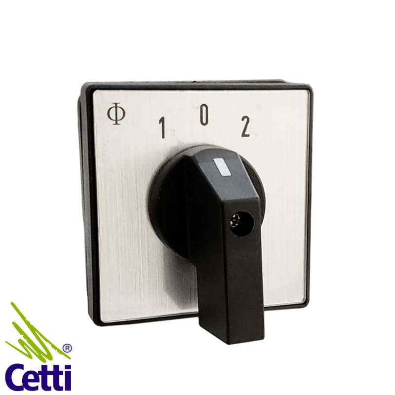 Chave de Transferência 3 Posições c/ Retorno 25A Unipolar Kraus Naimer CA20B-A214.600-E Chave de Transferência 3 Posições c/ Retorno 25A Unipolar Kraus Naimer CA20B-A214.600-E