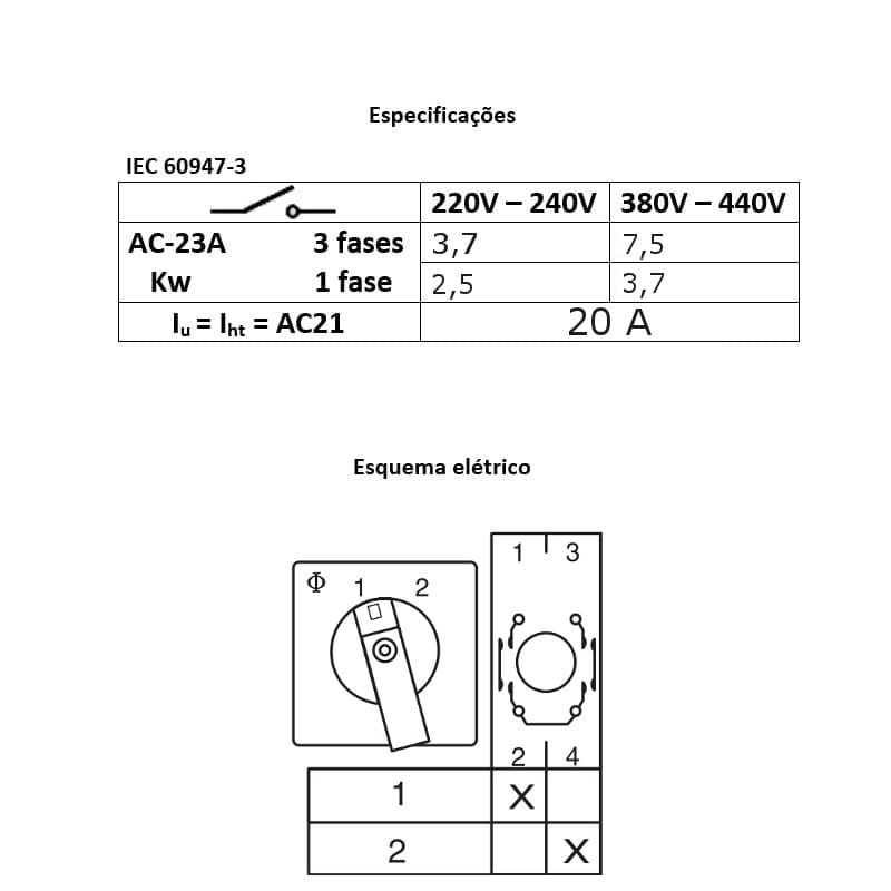 esquema-eletrico-chave-2-posicoes-fixas-kraus-naimer-ca10-a221-600-e esquema-eletrico-chave-2-posicoes-fixas-kraus-naimer-ca10-a221-600-e