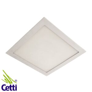Luminária LED de Embutir 30W Quadrada Branca Luz Amarela