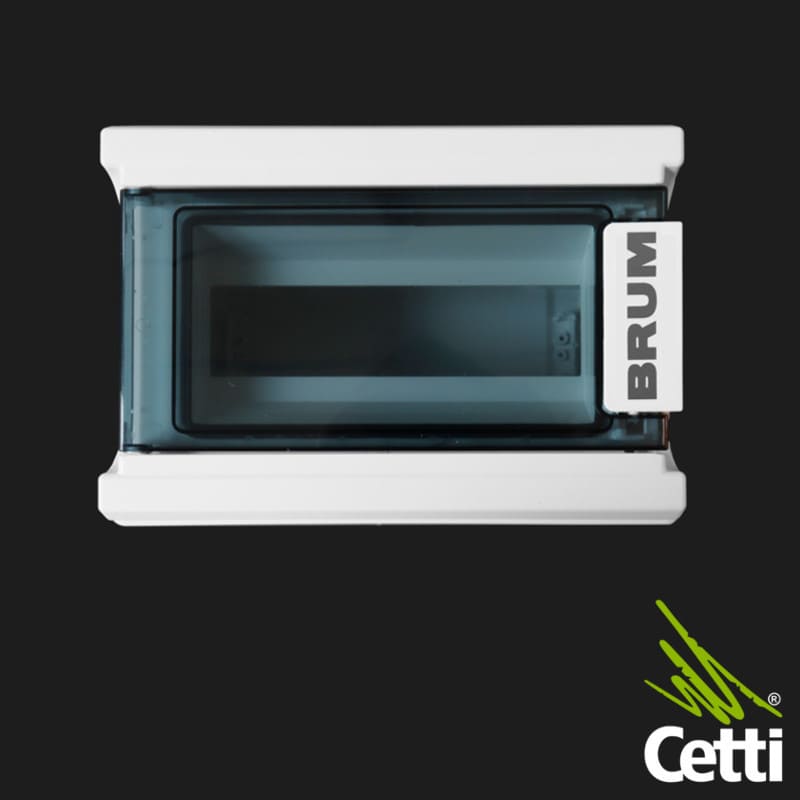 Quadro de Distribuição de Sobrepor 10 Polos IP65 BRUM BRS09 Quadro de Distribuição de Sobrepor 10 Polos IP65 BRUM BRS09