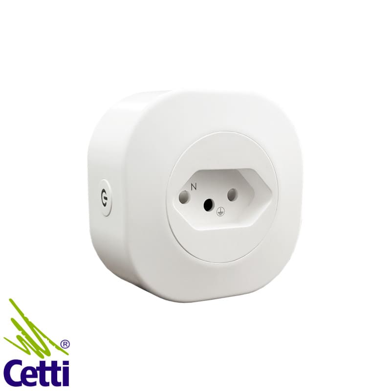 Tomada Inteligente 10A Wifi Branca Steck SMCT1US1