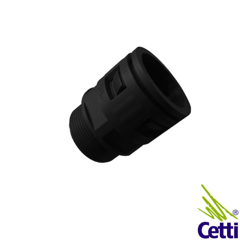 Terminação Reta 3/8 Engate Rápido Cor Preta para Conduíte AD13 Terminação Reta 3/8 Engate Rápido Cor Preta para Conduíte AD13