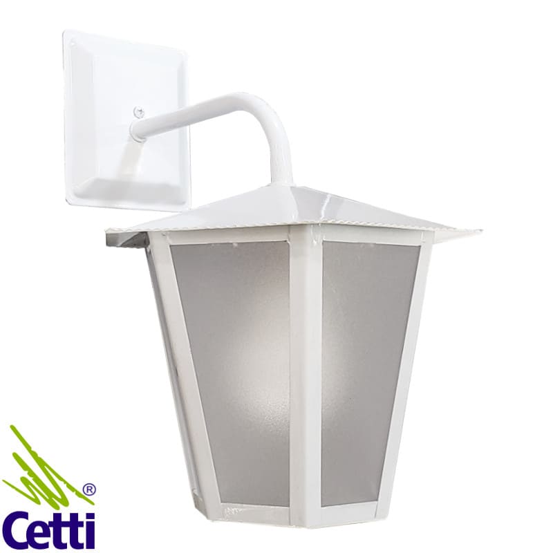 Arandela Parede Externa Branca Colonial Ideal L-3-B Arandela Parede Externa Branca Colonial Ideal L-3-B