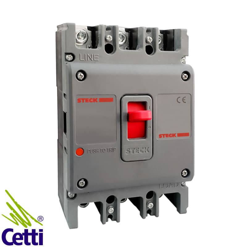 Disjuntor de Caixa Moldada 225ATripolar Steck SDJS225 Disjuntor de Caixa Moldada 225ATripolar Steck SDJS225