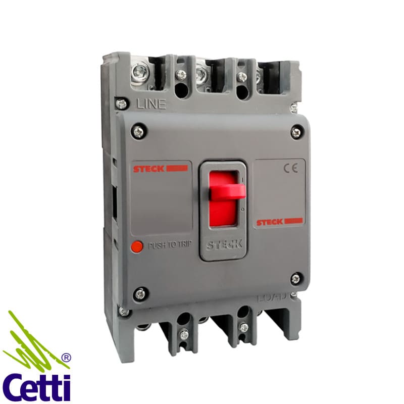 Disjuntor de Caixa Moldada 63A Tripolar Steck SDJS63 Disjuntor de Caixa Moldada 63A Tripolar Steck SDJS63