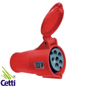 Cetti Materiais Elétricos 53 acoplamento-32a-380-440v-vermelho-3pnt-steck-a5256