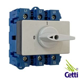 Cetti Materiais Elétricos 17 Chave Liga Desliga Tripolar 100A Kraus & Naimer KG100.K300.VE2