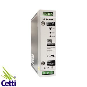 Fonte de Alimentação Industrial 24VCC 3A 72W WEG PSS24-W/3