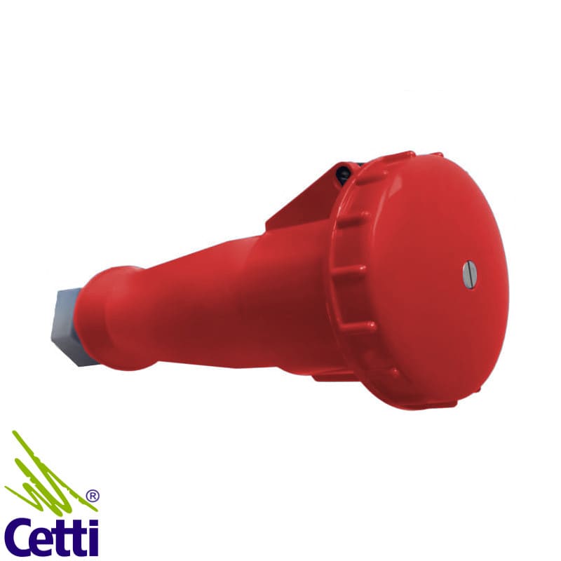 Tomada Industrial Steck 63A 3P+N+T 380-440V Vermelha A5556 Tomada Industrial Steck 63A 3P+N+T 380-440V Vermelha A5556
