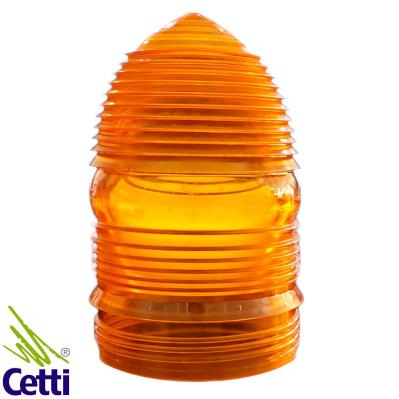 Lente p/ Sinalizador de Topo Makrolon Laranja Lente p/ Sinalizador de Topo Makrolon Laranja