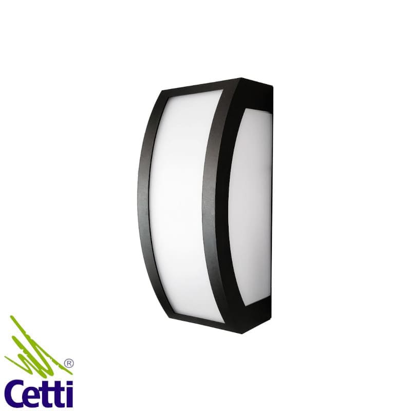 Luminária de Parede Arandela Externa Preta Meia Lua E27 Pequena Luminária de Parede Arandela Externa Preta Meia Lua E27 Pequena