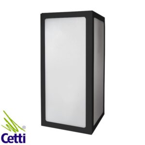 Luminária de Parede Arandela Externa Preta Triangular Ideal 285