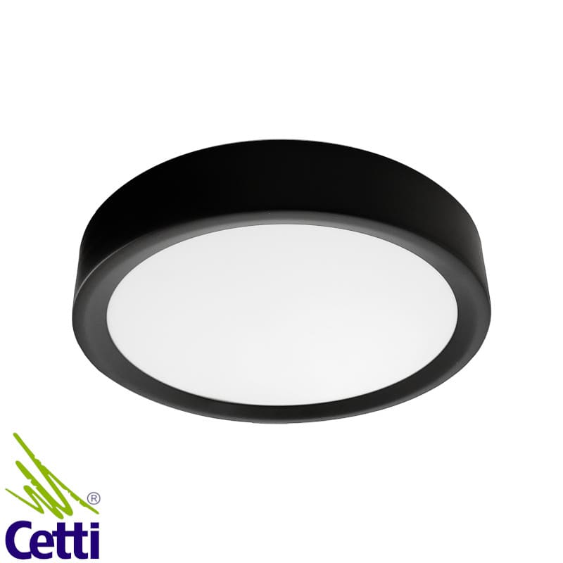 Luminária de Teto Plafon de Sobrepor Redondo p/ Quarto Preto Newline 9046PT Luminária de Teto Plafon de Sobrepor Redondo p/ Quarto Preto Newline 9046PT