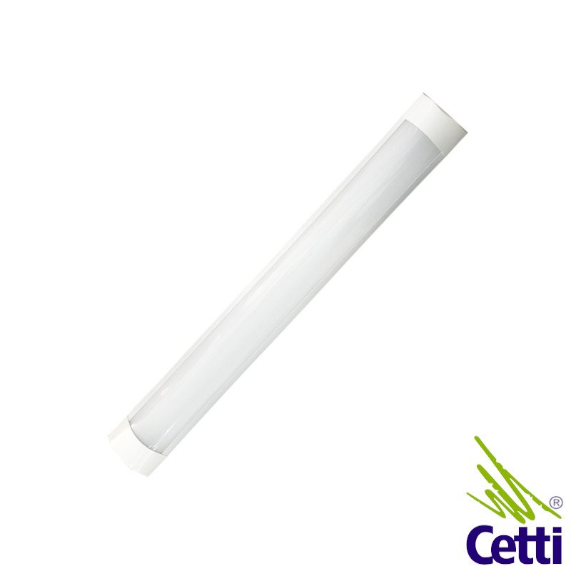 Luminária LED Tubular 18W 6500K 60x2,4x7,5 cm Luminária LED Tubular 18W 6500K 60x2,4x7,5 cm