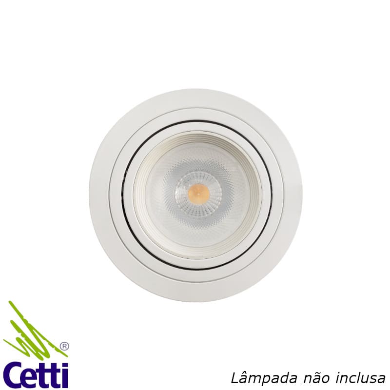 Spot de Embutir Branco Redondo p/ PAR20 Bella NS5200B Spot de Embutir Branco Redondo p/ PAR20 Bella NS5200B