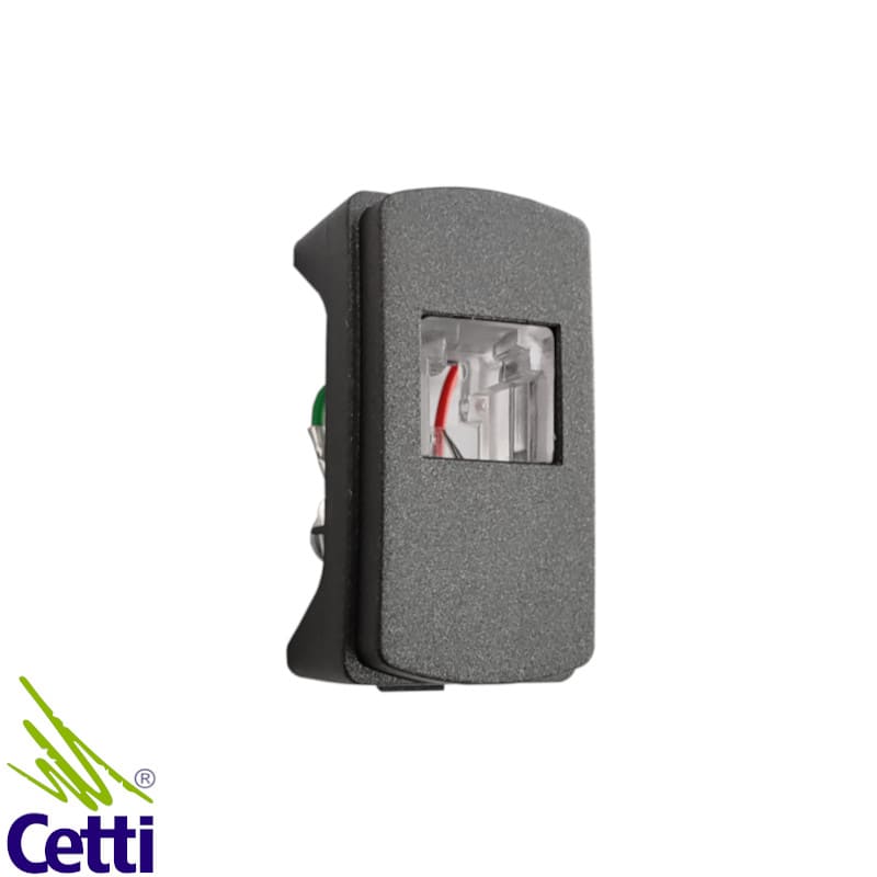 Módulo de Tomada RJ11 2 Fios Grafite Miluz Schneider S3B74901 Módulo de Tomada RJ11 2 Fios Grafite Miluz Schneider S3B74901