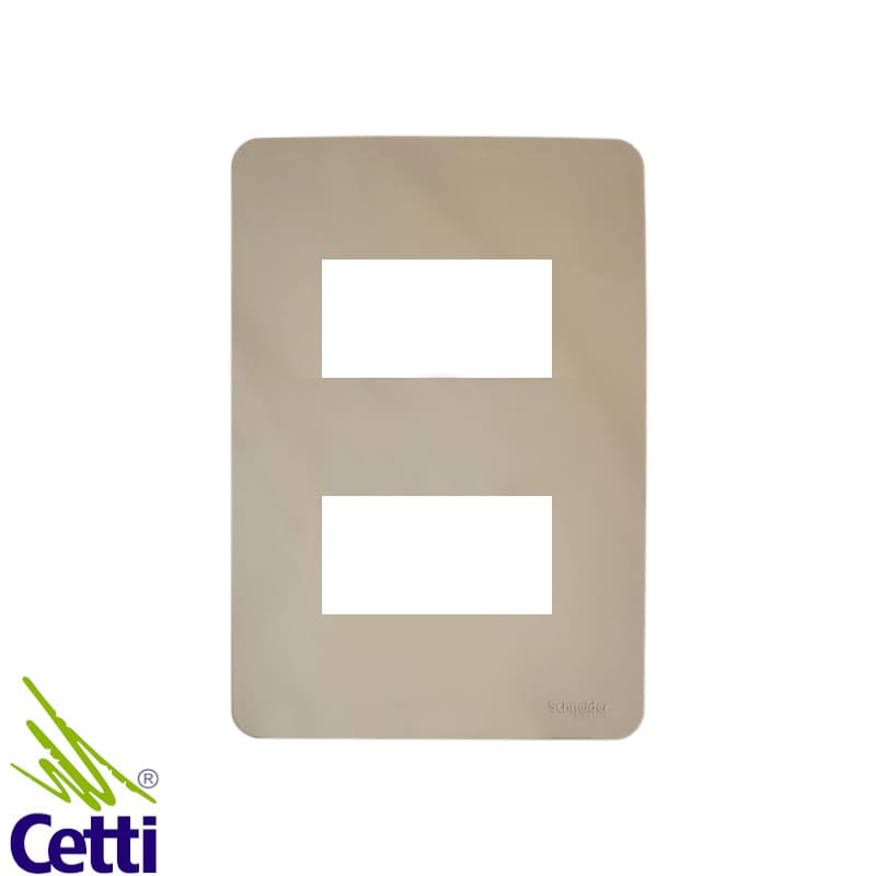 Placa 4x2 Bege 2 Postos Orion Schneider S730121064 Placa 4x2 Bege 2 Postos Orion Schneider S730121064