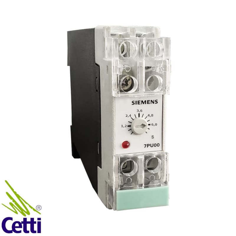 Rele Temporizador Retardo Eletrônico 110V/127V 0,6-6s Siemens 7PU00 20-1AK20 Rele Temporizador Retardo Eletrônico 110V/127V 0,6-6s Siemens 7PU00 20-1AK20