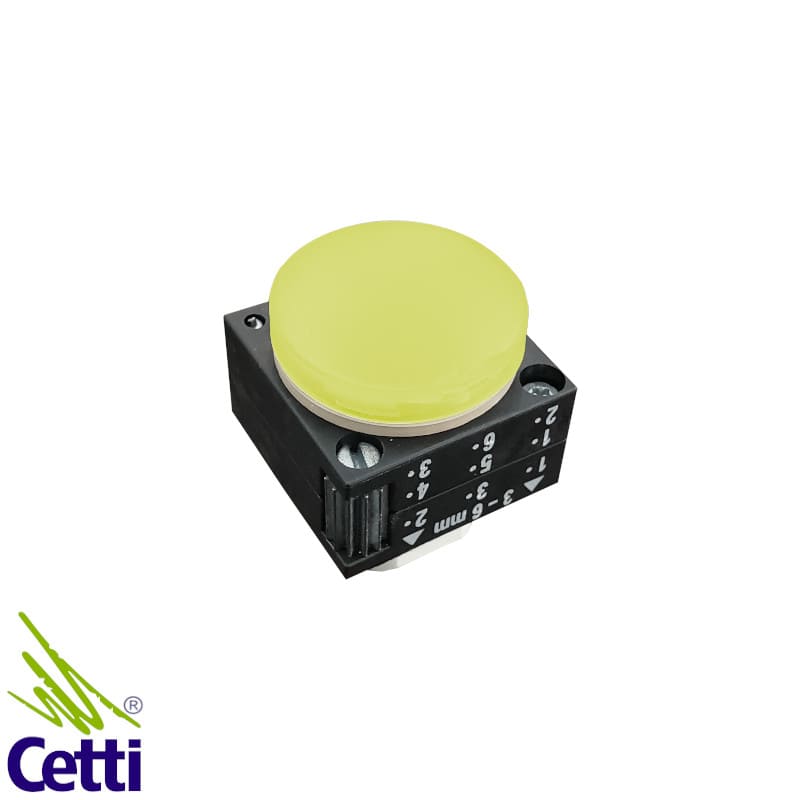 Frontal do Sinaleiro Amarelo Redondo 22mm IP66 3SB3001-6AA30 Siemens Frontal do Sinaleiro Amarelo Redondo 22mm IP66 3SB3001-6AA30 Siemens