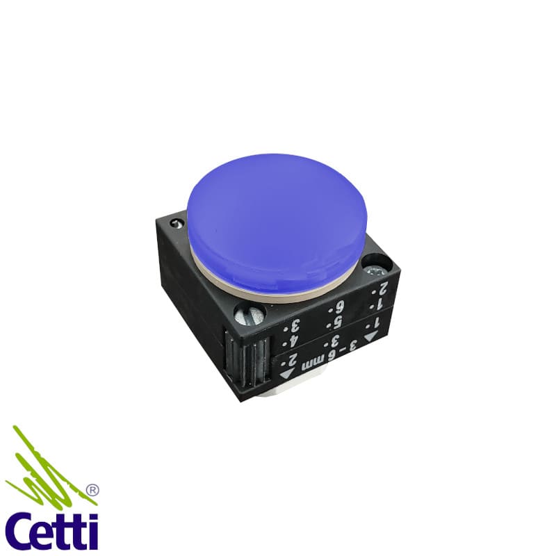 Frontal do Sinaleiro Azul Redondo 22mm IP66 3SB3001-6AA50 Siemens Frontal do Sinaleiro Azul Redondo 22mm IP66 3SB3001-6AA50 Siemens