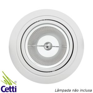 Spot de Embutir Branco Redondo p/ AR111 Save Energy SE-330.1065