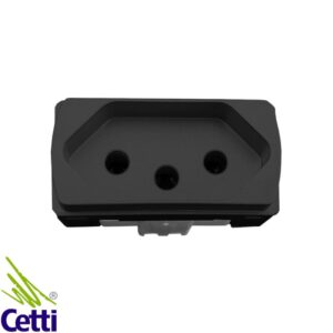 Módulo de Tomada 2P+T 20A Grafite 250V Miluz Schneider S3B70351