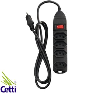Filtro de Linha com 4 Tomadas 10A Bivolt com Fusível Elgin