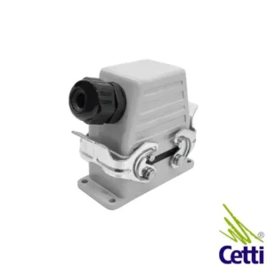 Cetti Materiais Elétricos 31 TOMADA MULTIPOLAR 16 PINOS BASE BAIXA SAÍDA LATERAL