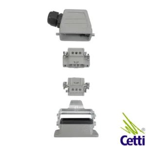 Cetti Materiais Elétricos 55 tomada multipolar 6 pinos conjunto completo