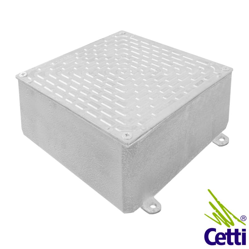 Caixa de Passagem Elétrica de Alumínio com 300 x 300 x 120 mm e Componente de Vedação Caixa de Passagem Elétrica de Alumínio com 300 x 300 x 120 mm e Componente de Vedação