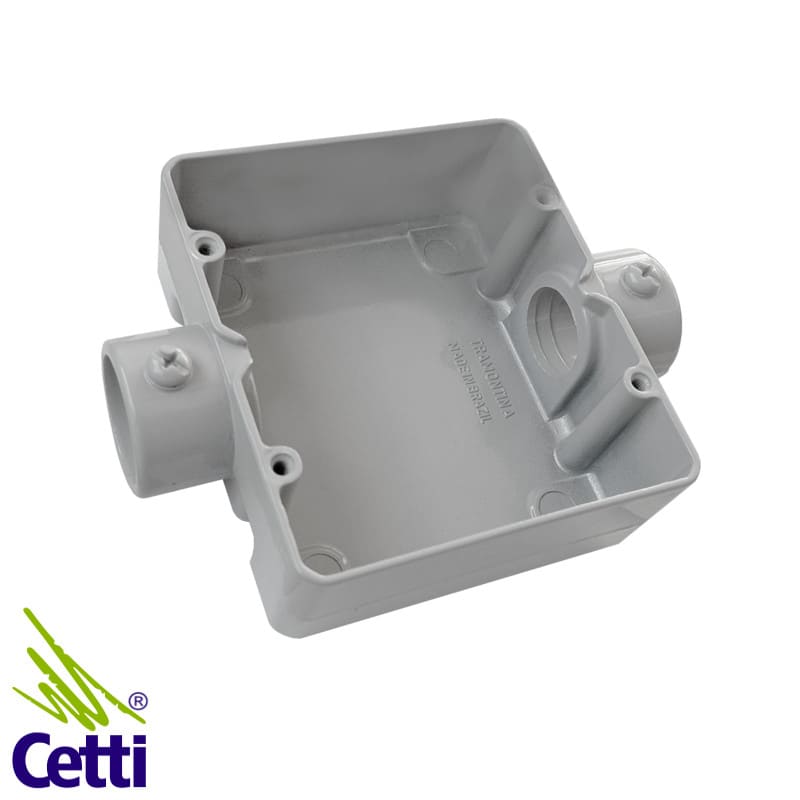 Condulete Duplo Tramontina CD 3/4” Sem Rosca 56111/012