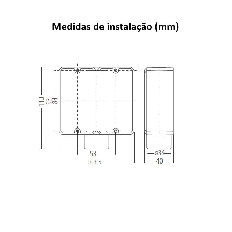 medidas-instalacao-desenho-mecanico-condulete-duplo-e-tramontina-3-4 medidas-instalacao-desenho-mecanico-condulete-duplo-e-tramontina-3-4